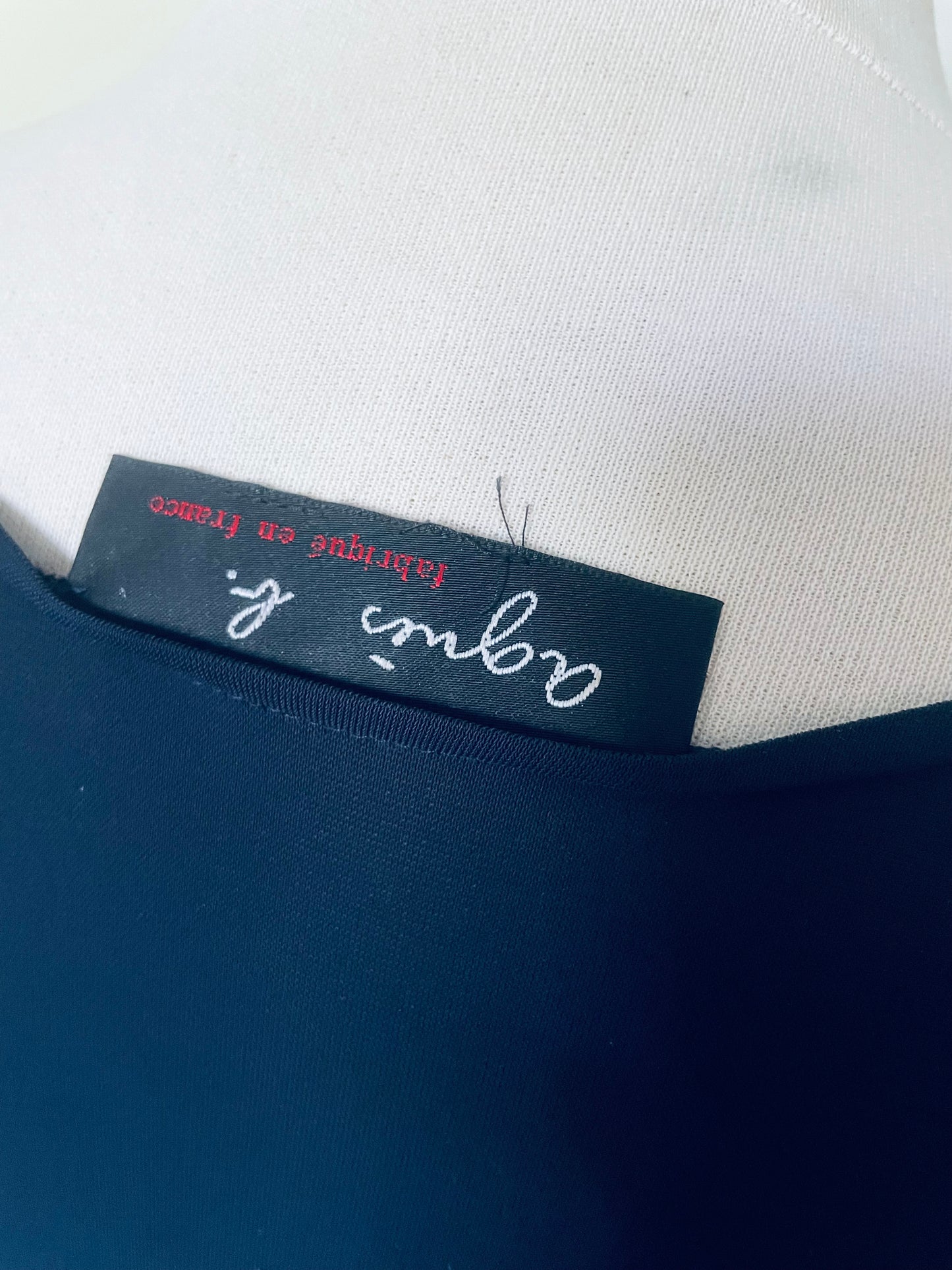 Robe longue bleu marine AGNÈS B.
