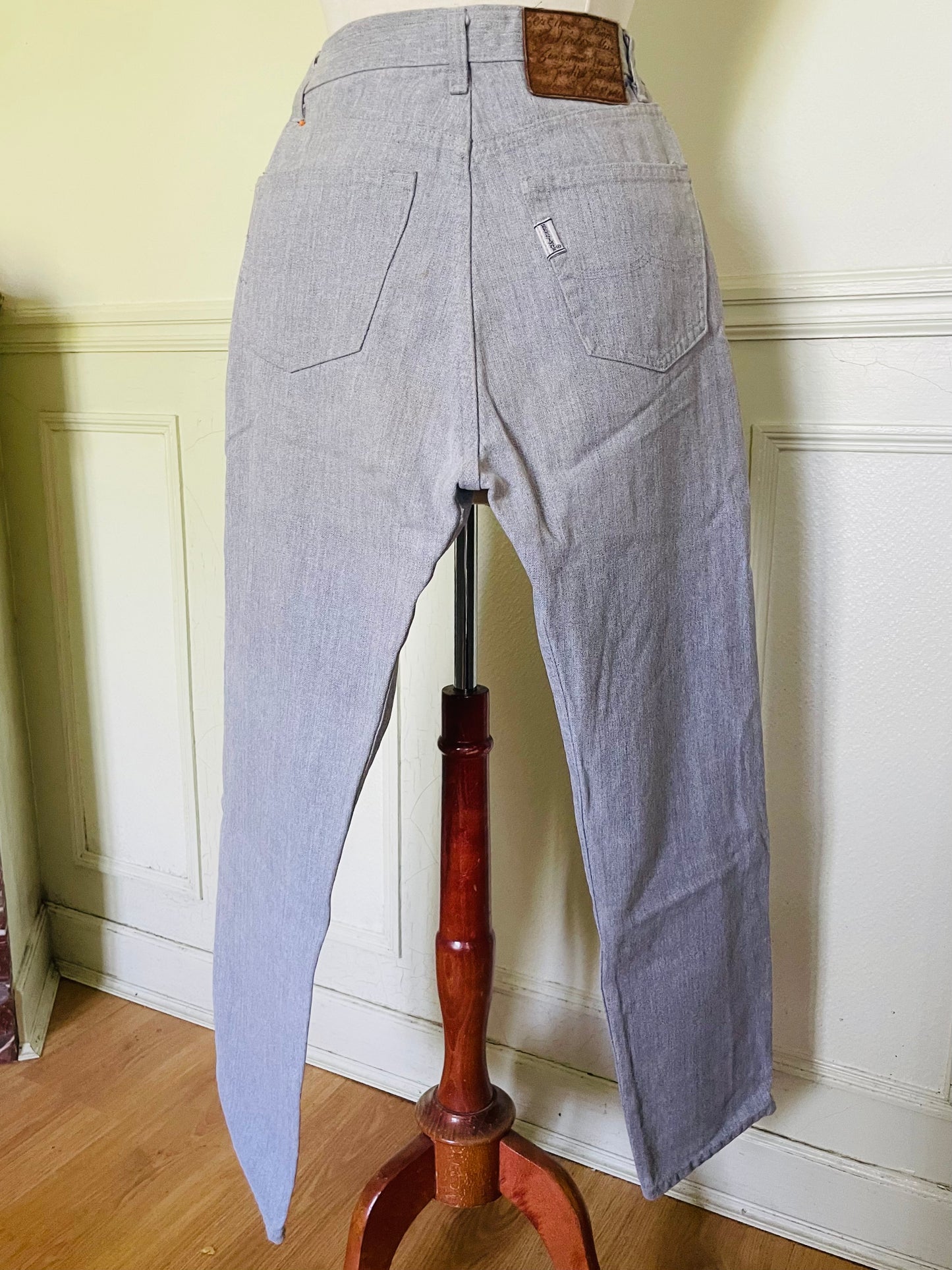 Jean gris clair taille haute BENSIMON
