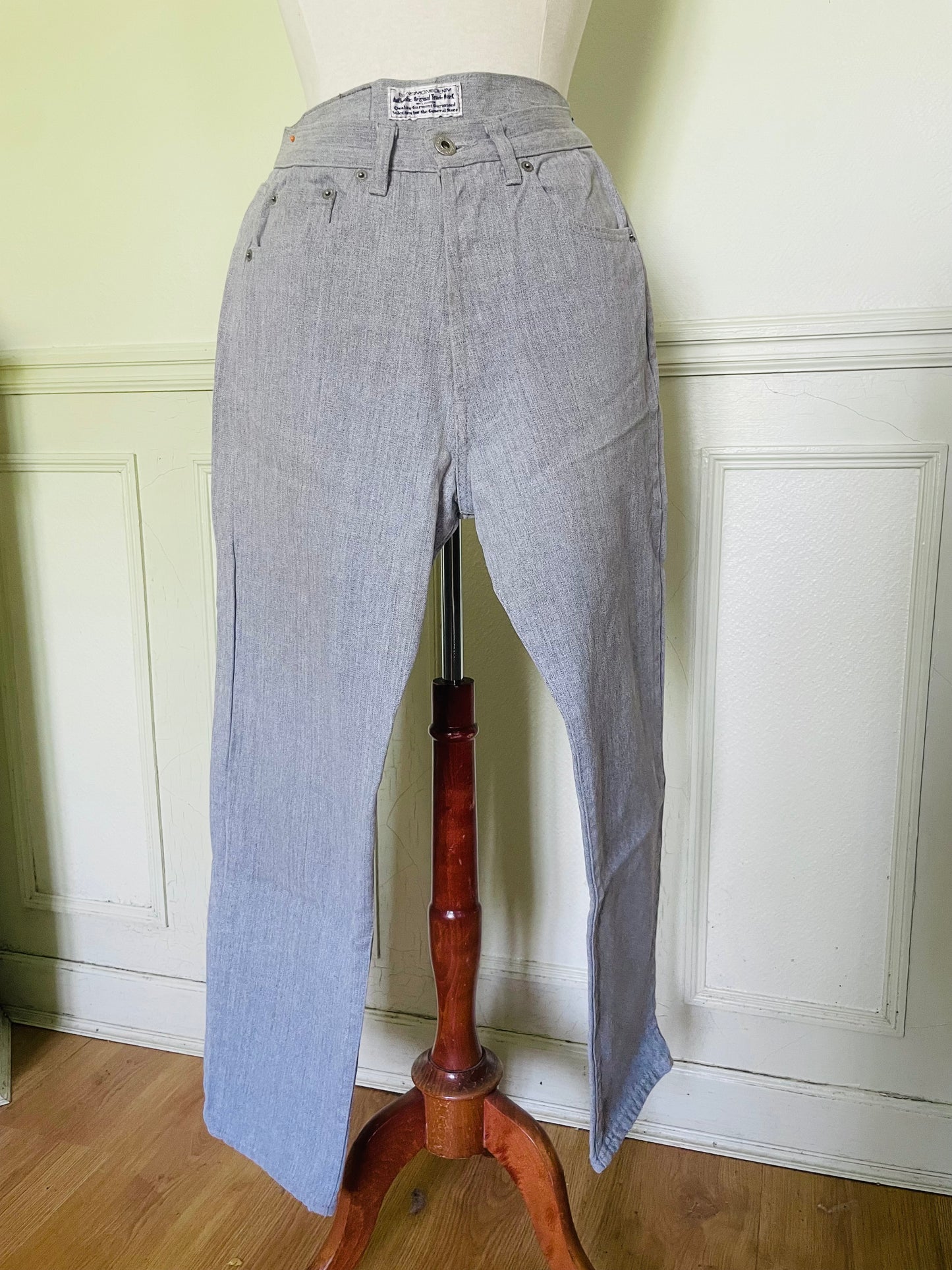 Jean gris clair taille haute BENSIMON