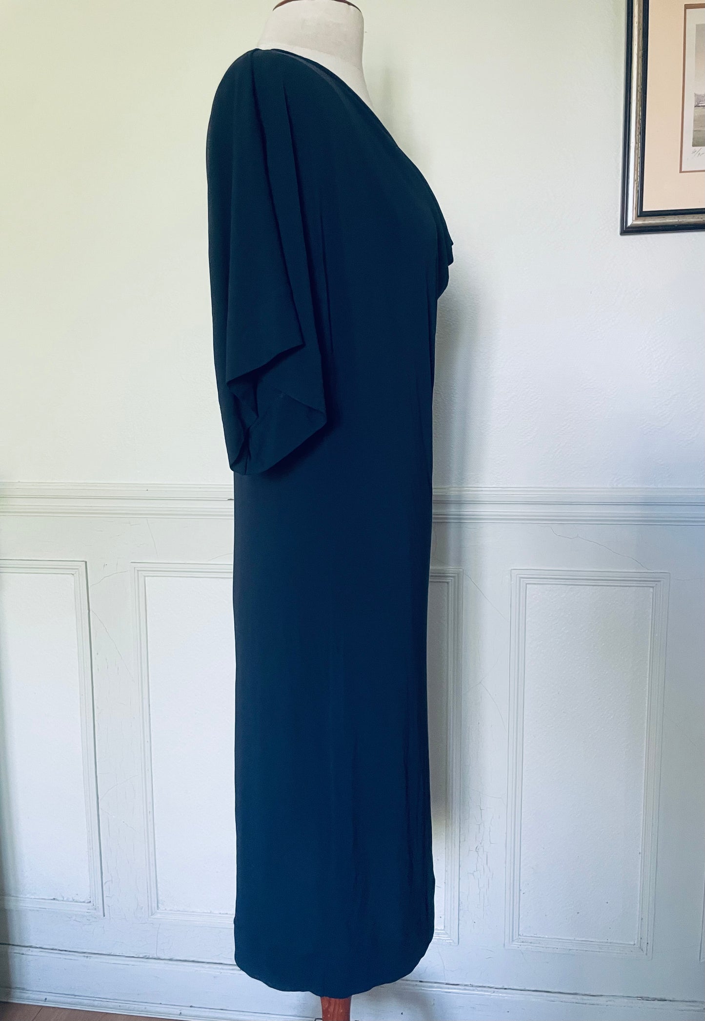 Robe longue bleu marine AGNÈS B.