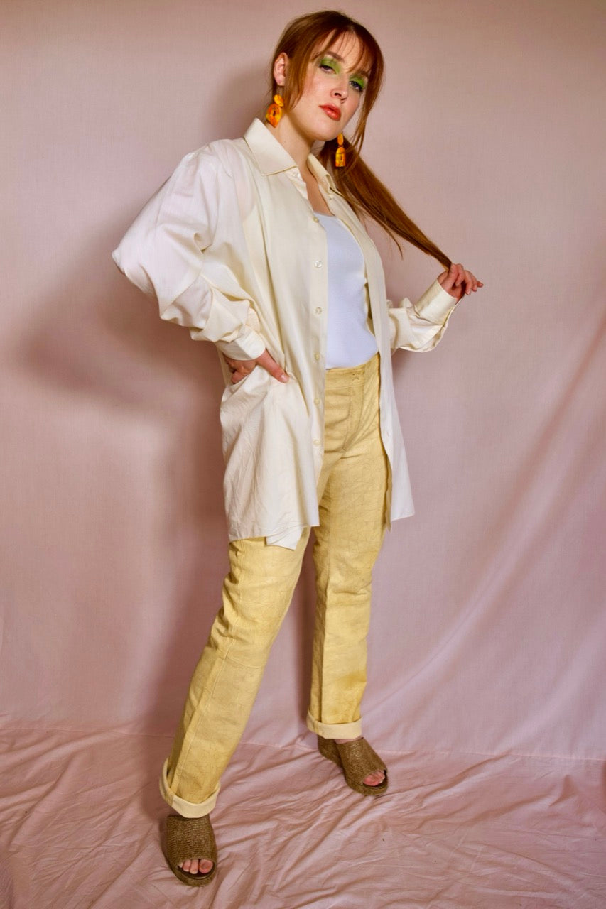 Pantalon 60's RARE étoile 100% cuir