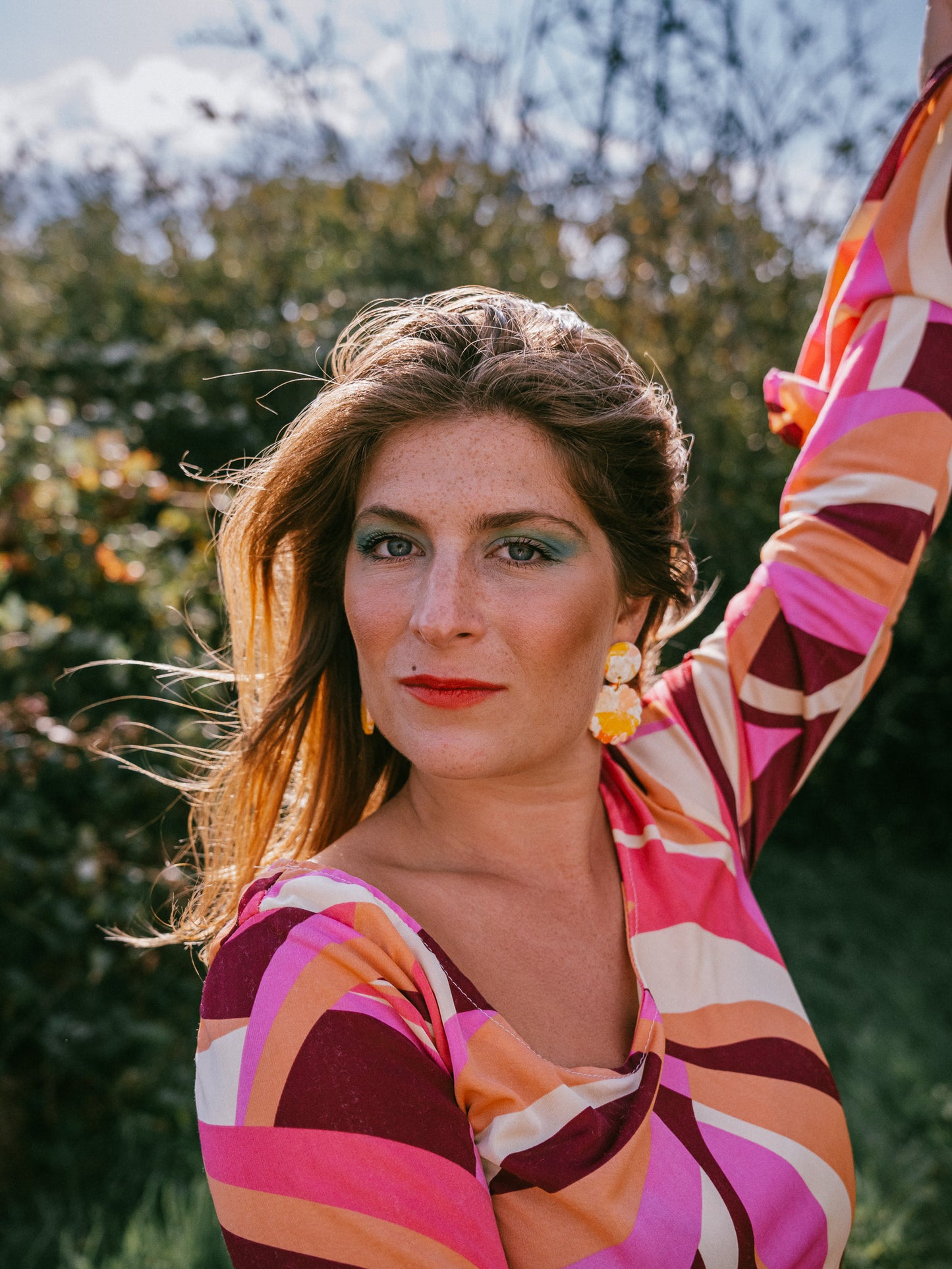 Robe d'été multicolor DISCO
