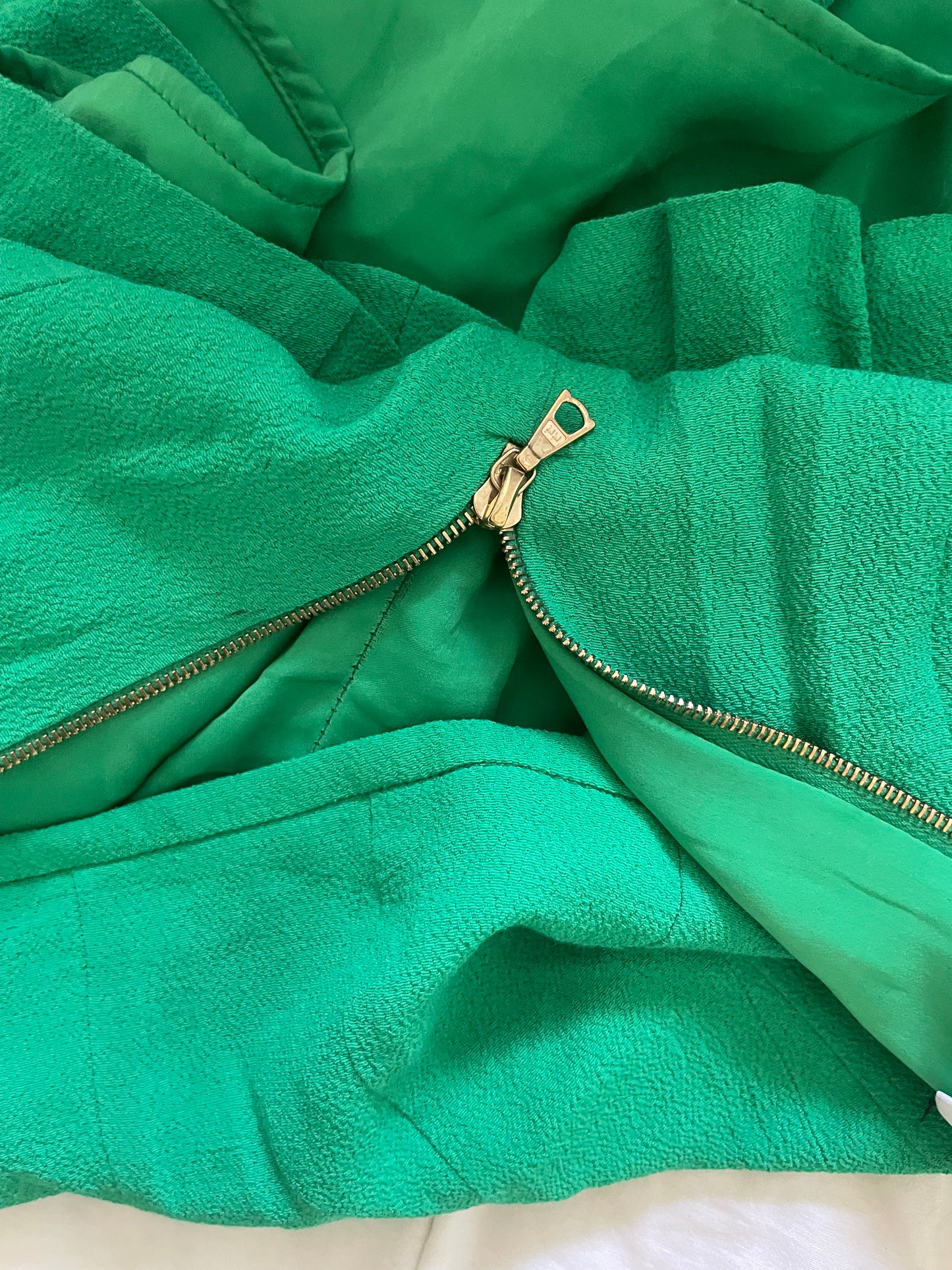 Jupe patineuse verte SANDRO