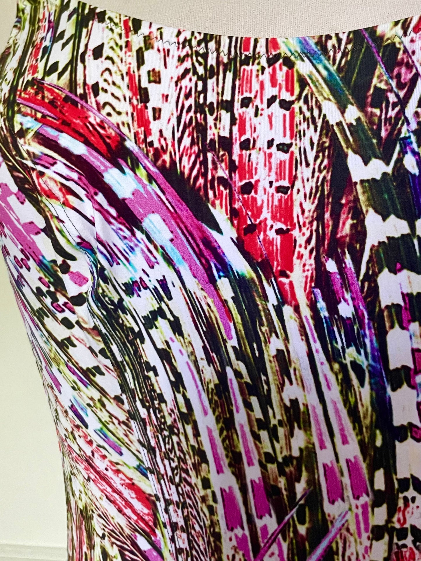 Maillot de bain strié multicolore dos nu LIDÉA