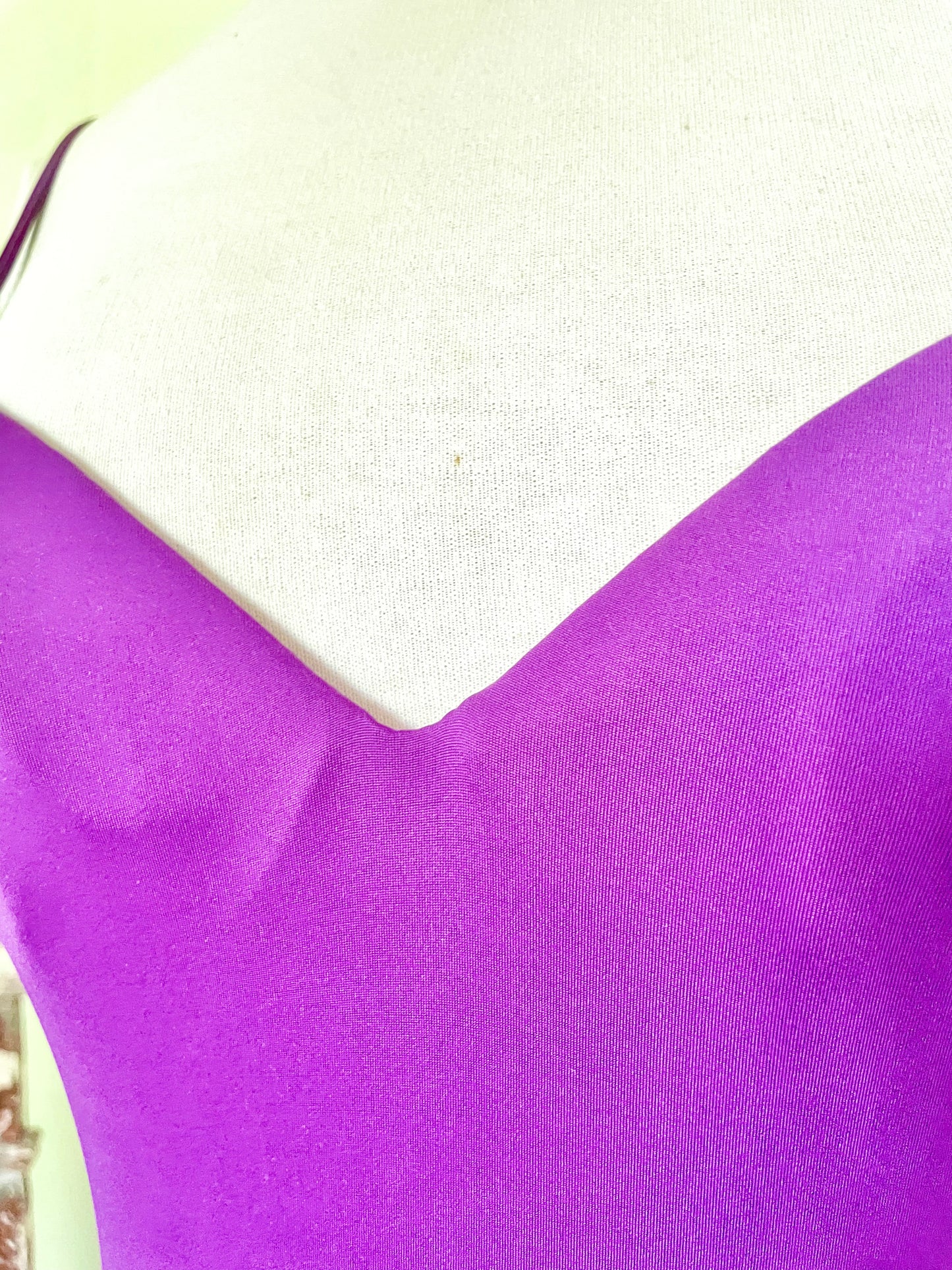 Maillot de bain violet dos nu LA PERLA