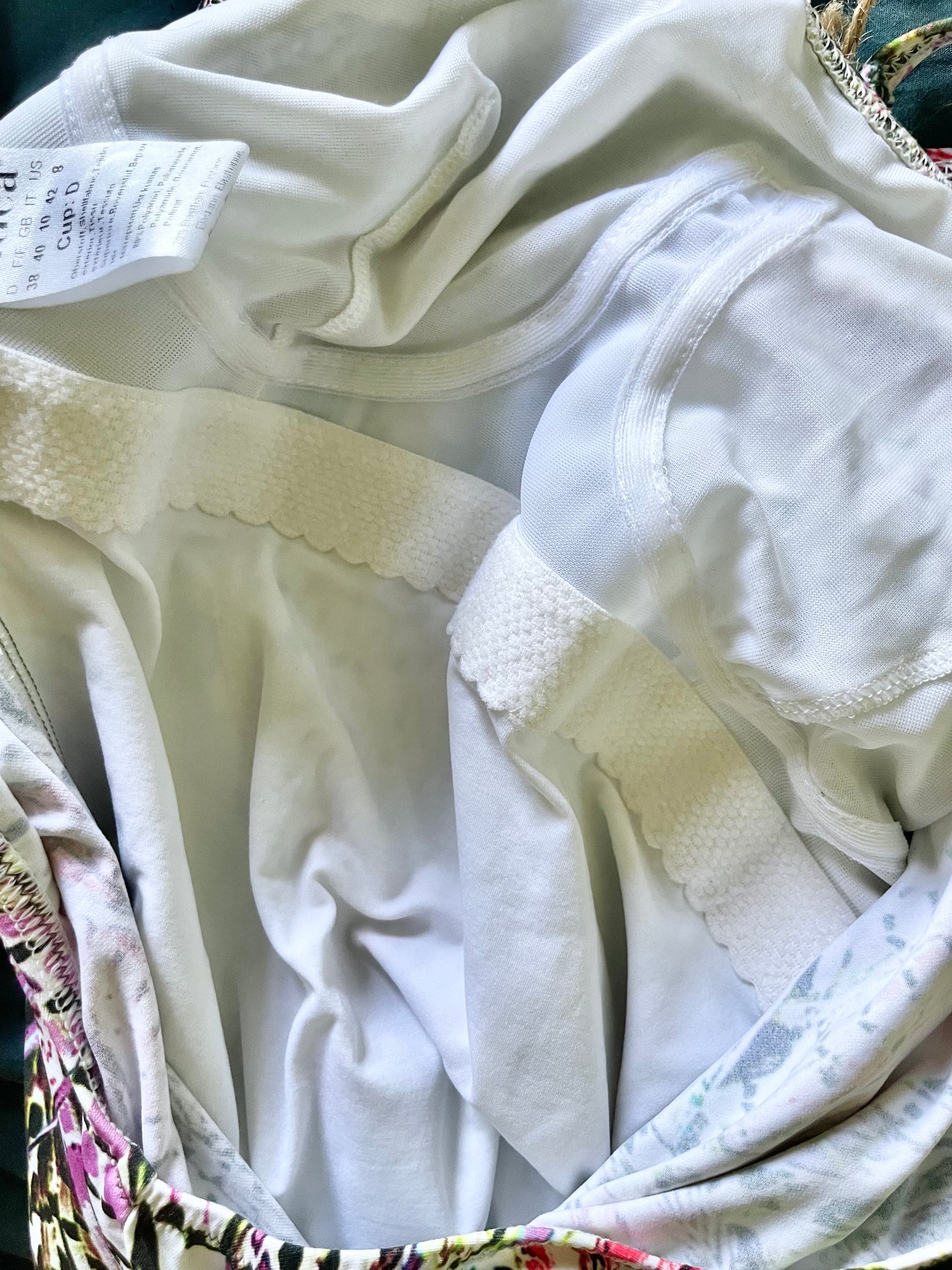 Maillot de bain strié multicolore dos nu LIDÉA