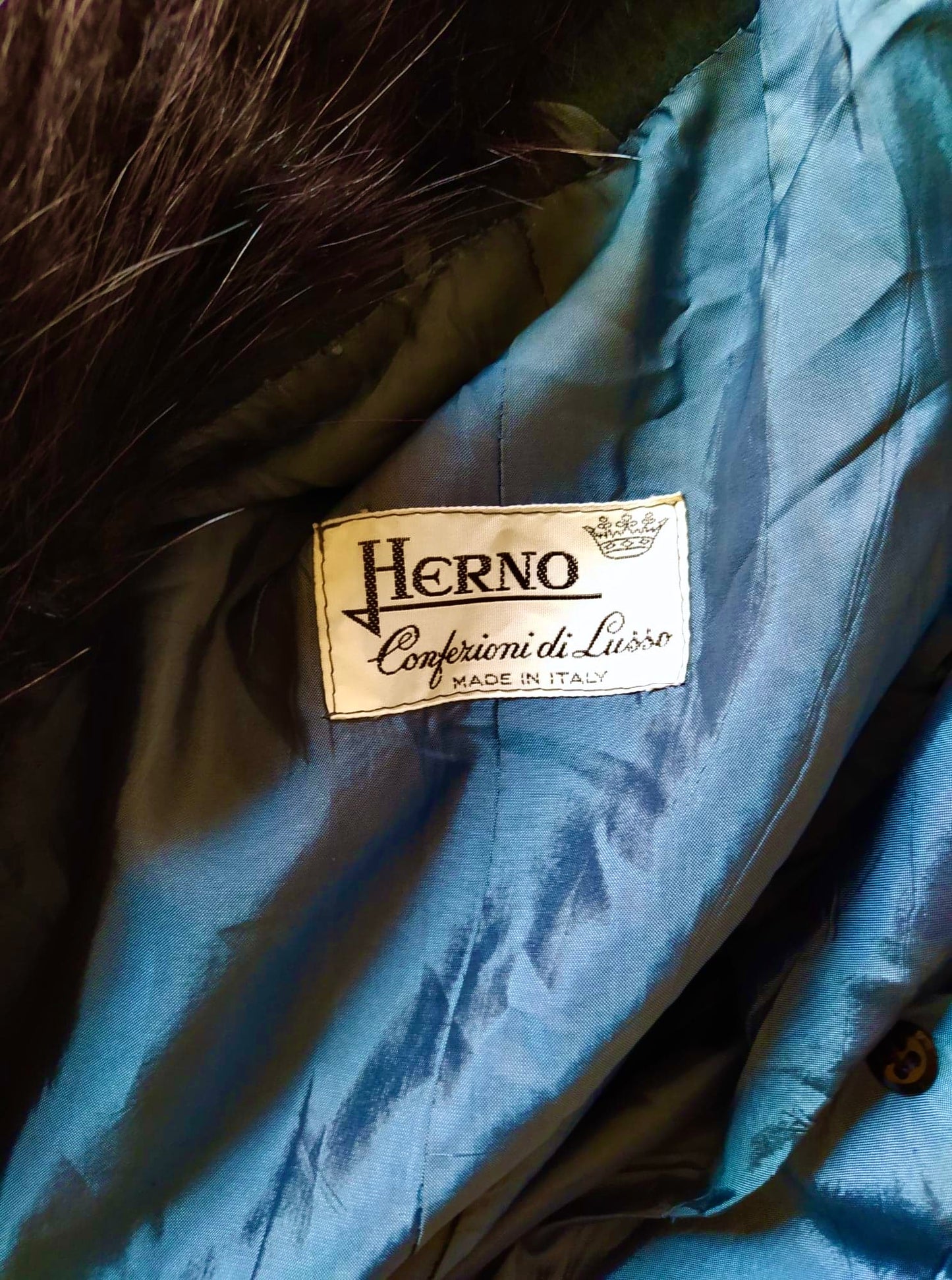 Manteau bleu anthracite HERNO