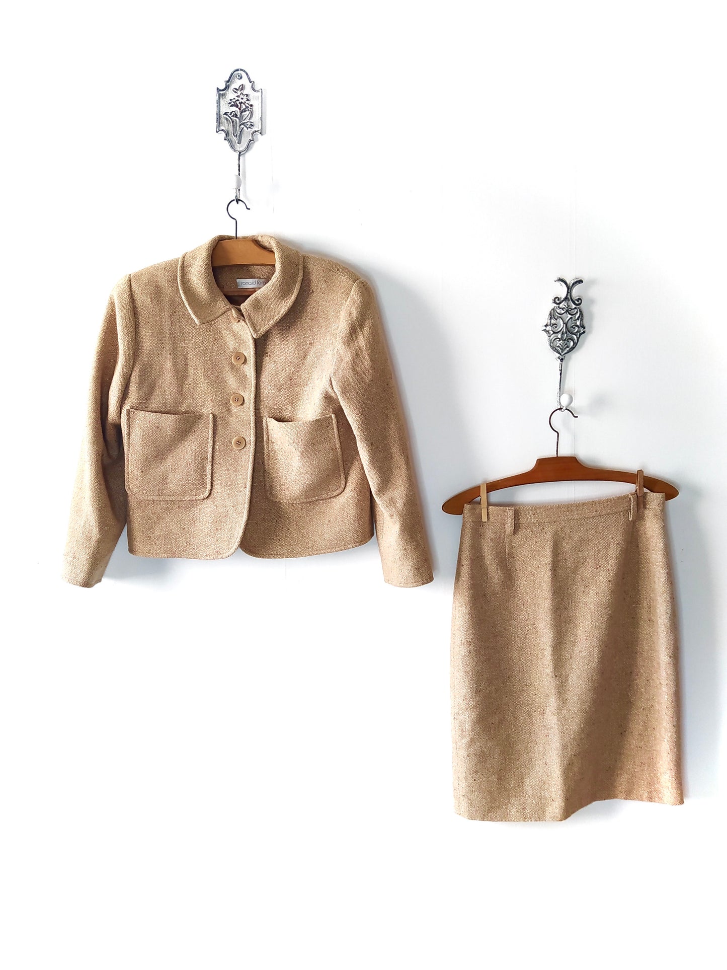 Tailleur beige RONALD FERA