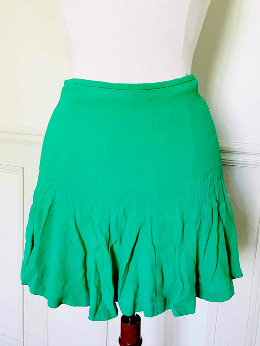 Jupe patineuse verte SANDRO