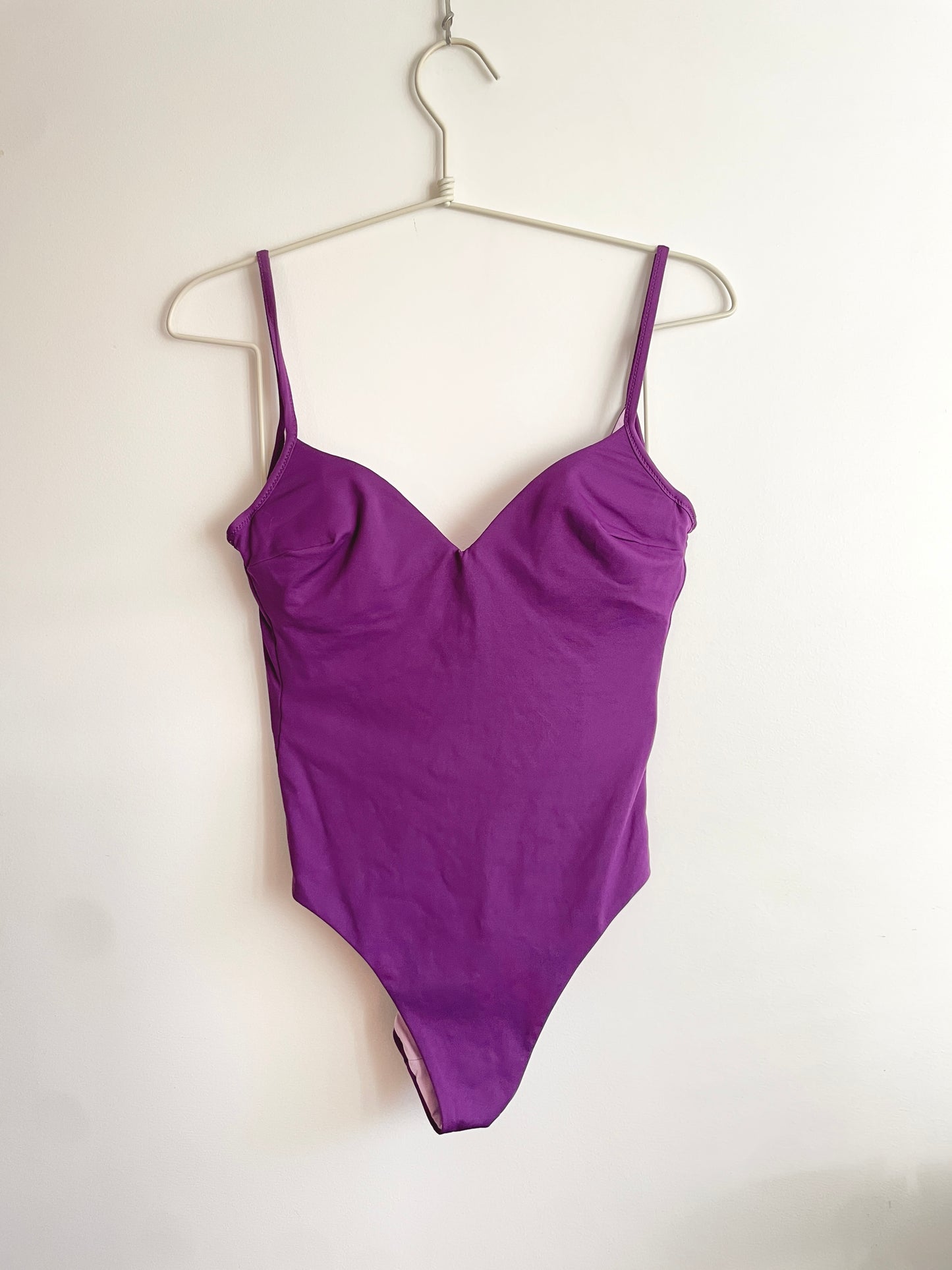 Maillot de bain violet dos nu LA PERLA