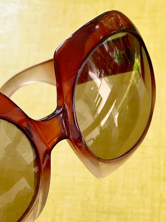 Lunettes de soleil vintages rondes