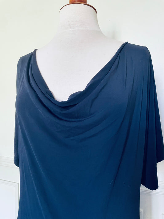 Robe longue bleu marine AGNÈS B.