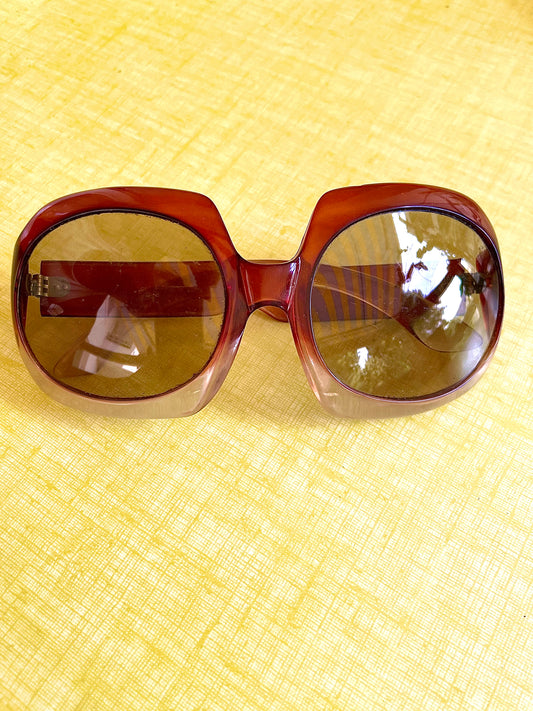 Lunettes de soleil vintages rondes