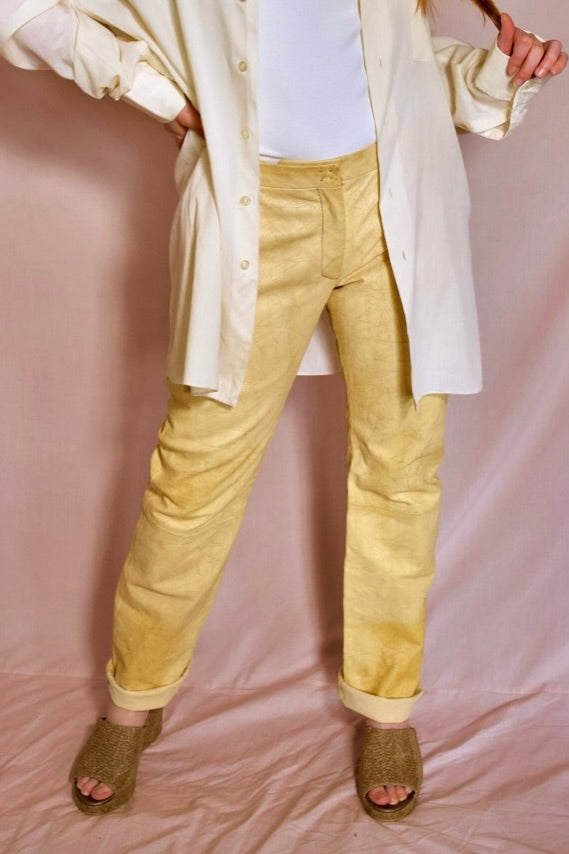 Pantalon 60's RARE étoile 100% cuir