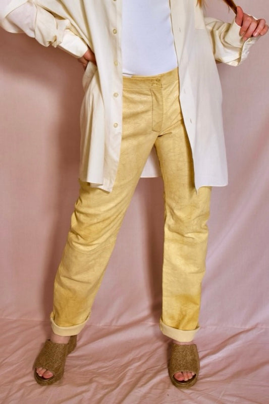 Pantalon 60's RARE étoile 100% cuir