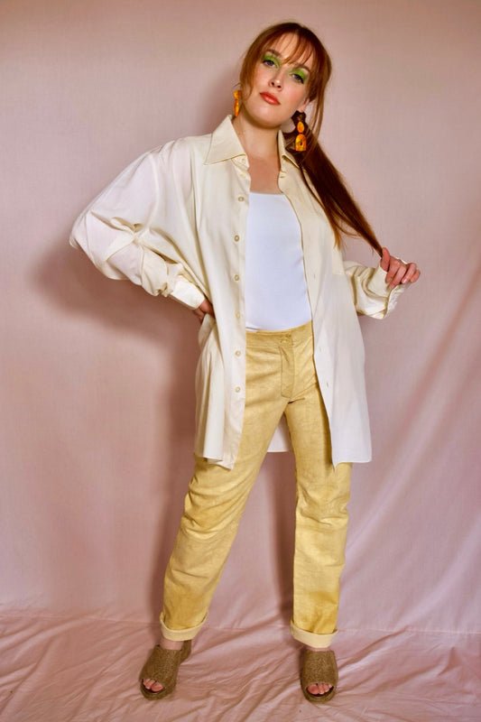 Pantalon 60's RARE étoile 100% cuir