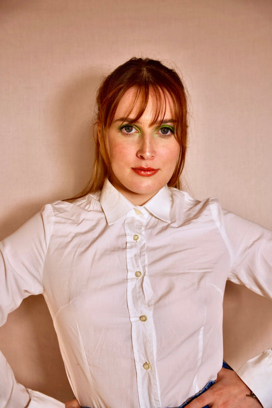 Chemise blanche simple coton