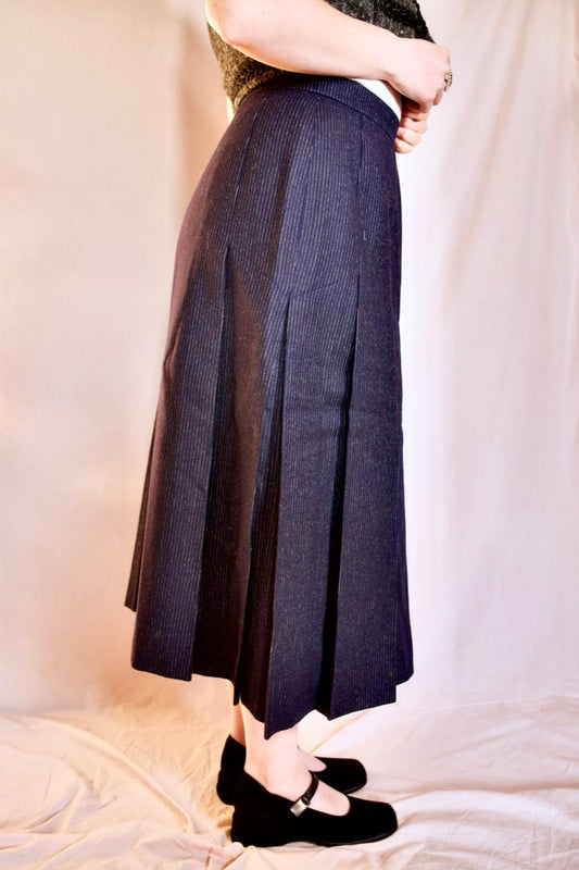 Jupe longue plissée HERMÈS