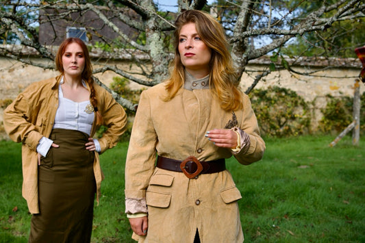 Veste homme coton col gris