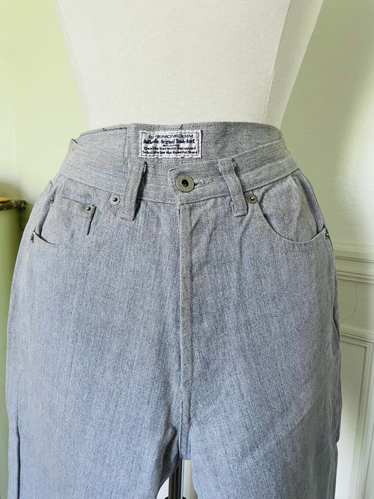 Jean gris clair taille haute BENSIMON