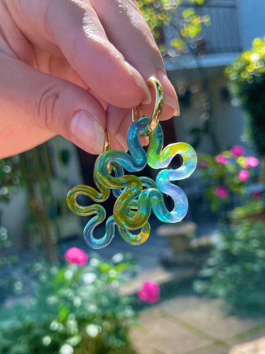 Les boucles d’oreilles PISCINE 🐠