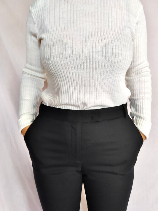 Pantalon coupe classique noir PABLO
