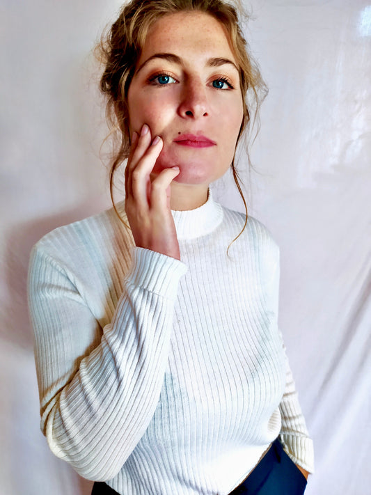 Pull manches longues col roulé VITOS