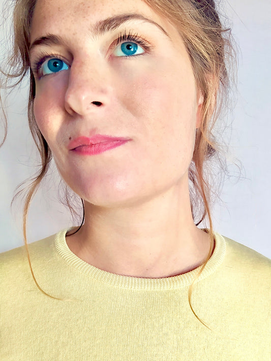 Pull manches longues jaune clair MAURICE ABOT