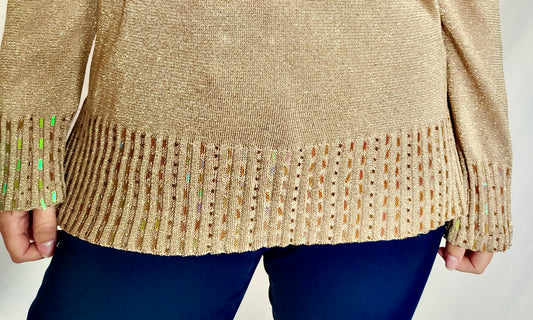 Top doré manches longues DAMART