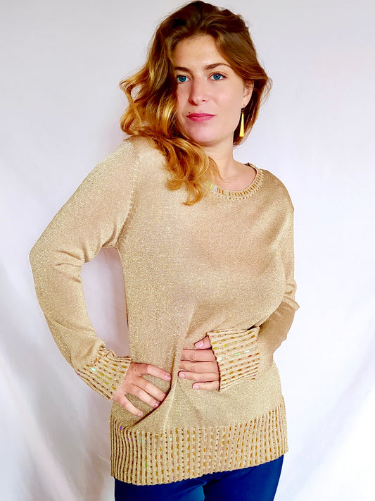 Top doré manches longues DAMART