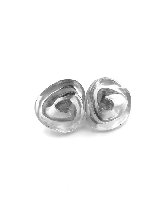 Boucles d'oreilles roses transparentes
