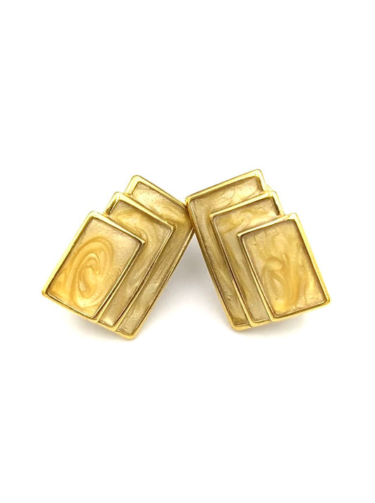 Boucles d'oreilles rétros Monet