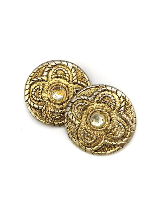 Boucles d'oreilles rondes