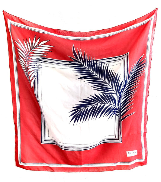 Foulard rouge PIER OLIVIER PARIS