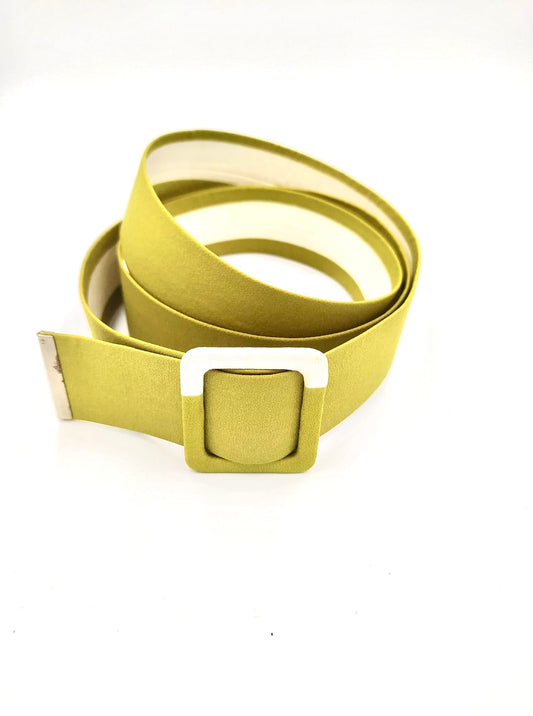 Ceinture vert anis années 60