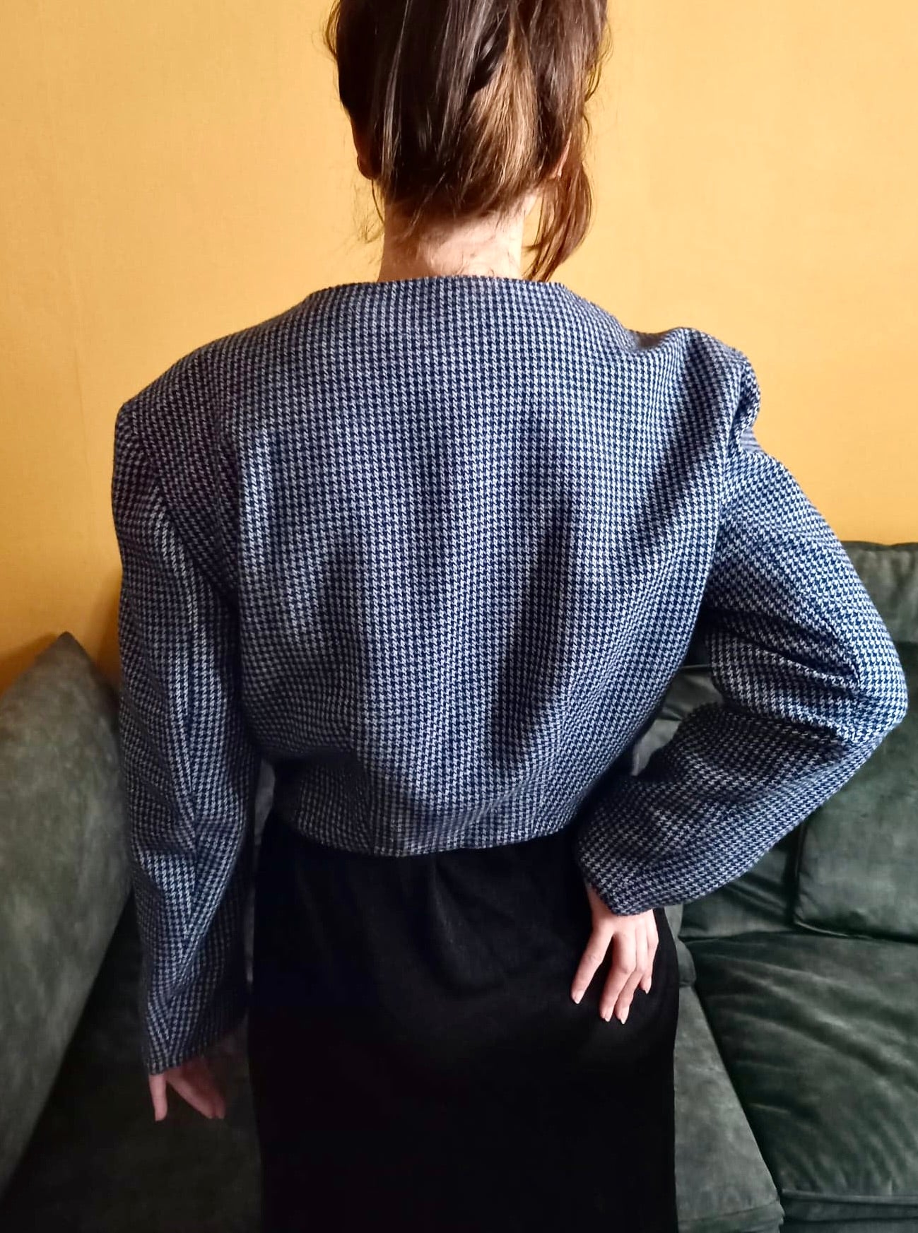 Veste vintage à carreaux