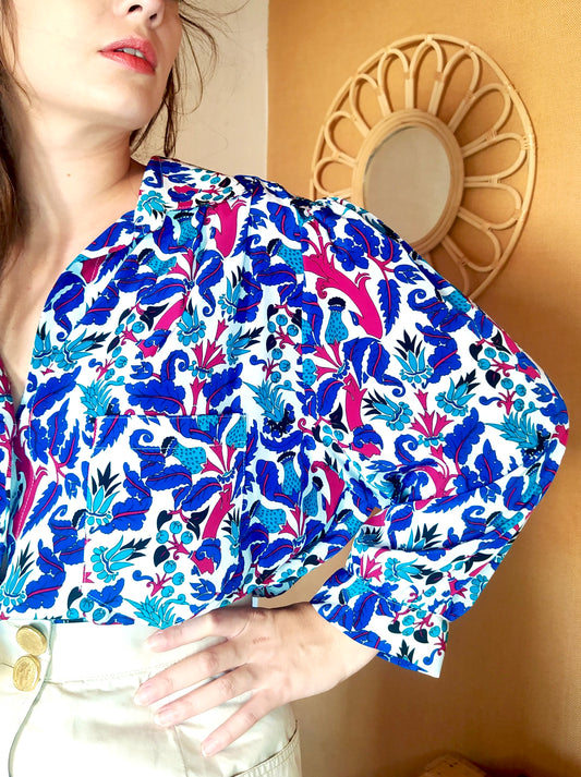 Chemise fleurie DEVERNOIS PARIS