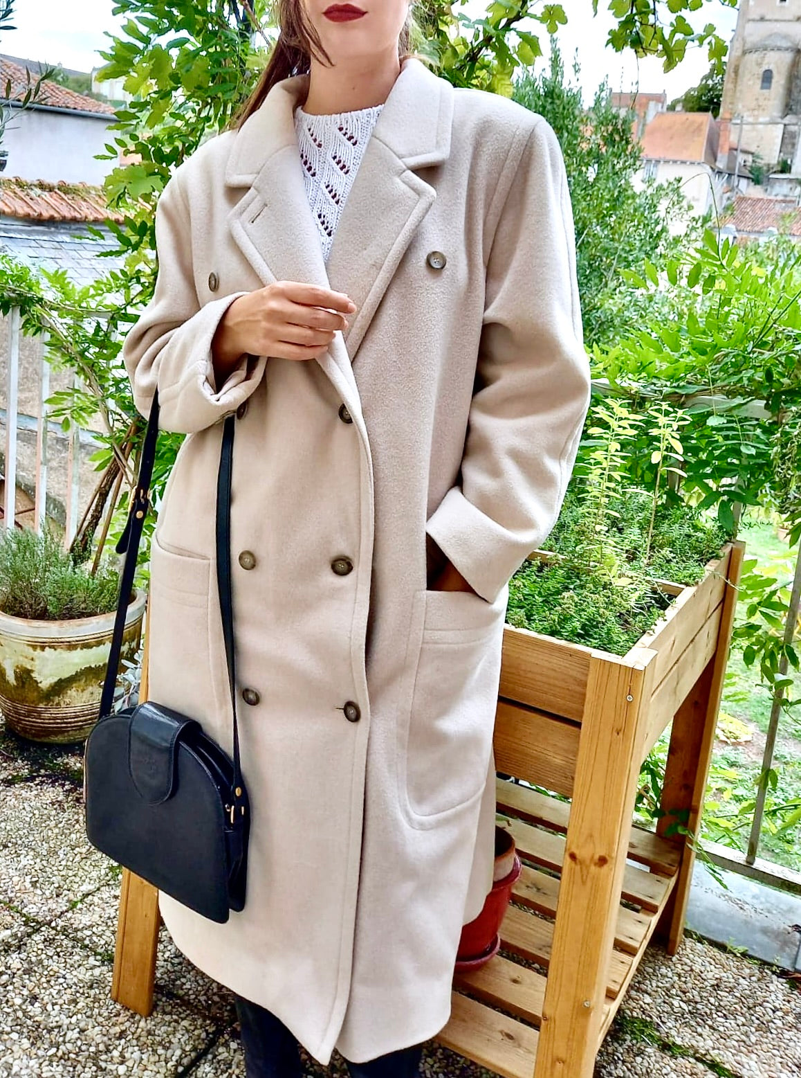 Manteau laine et cachemire