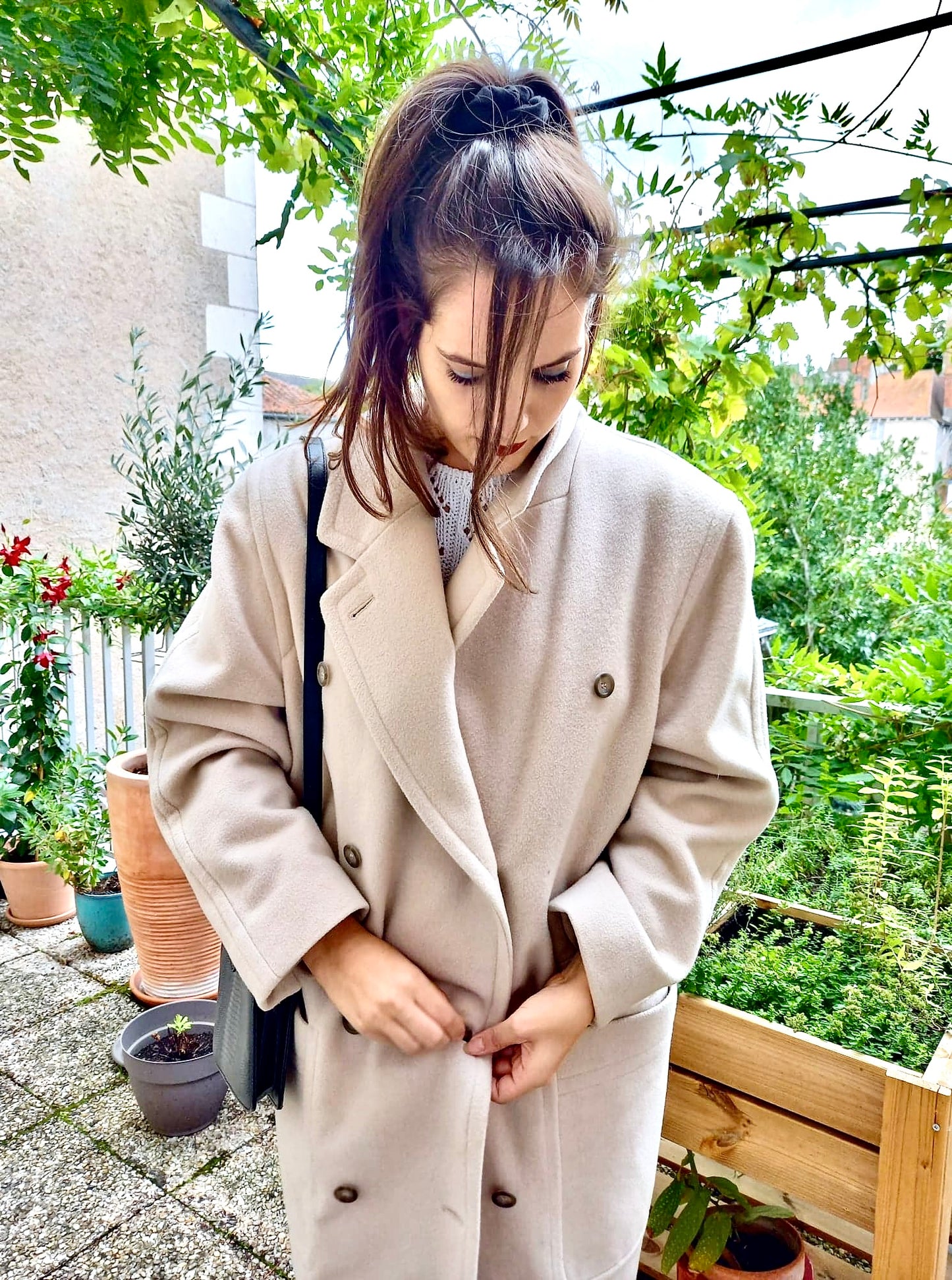 Manteau laine et cachemire