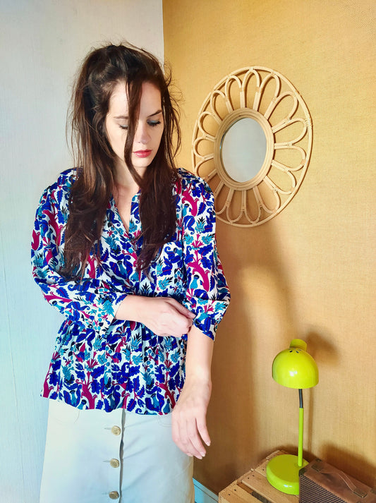 Chemise fleurie DEVERNOIS PARIS