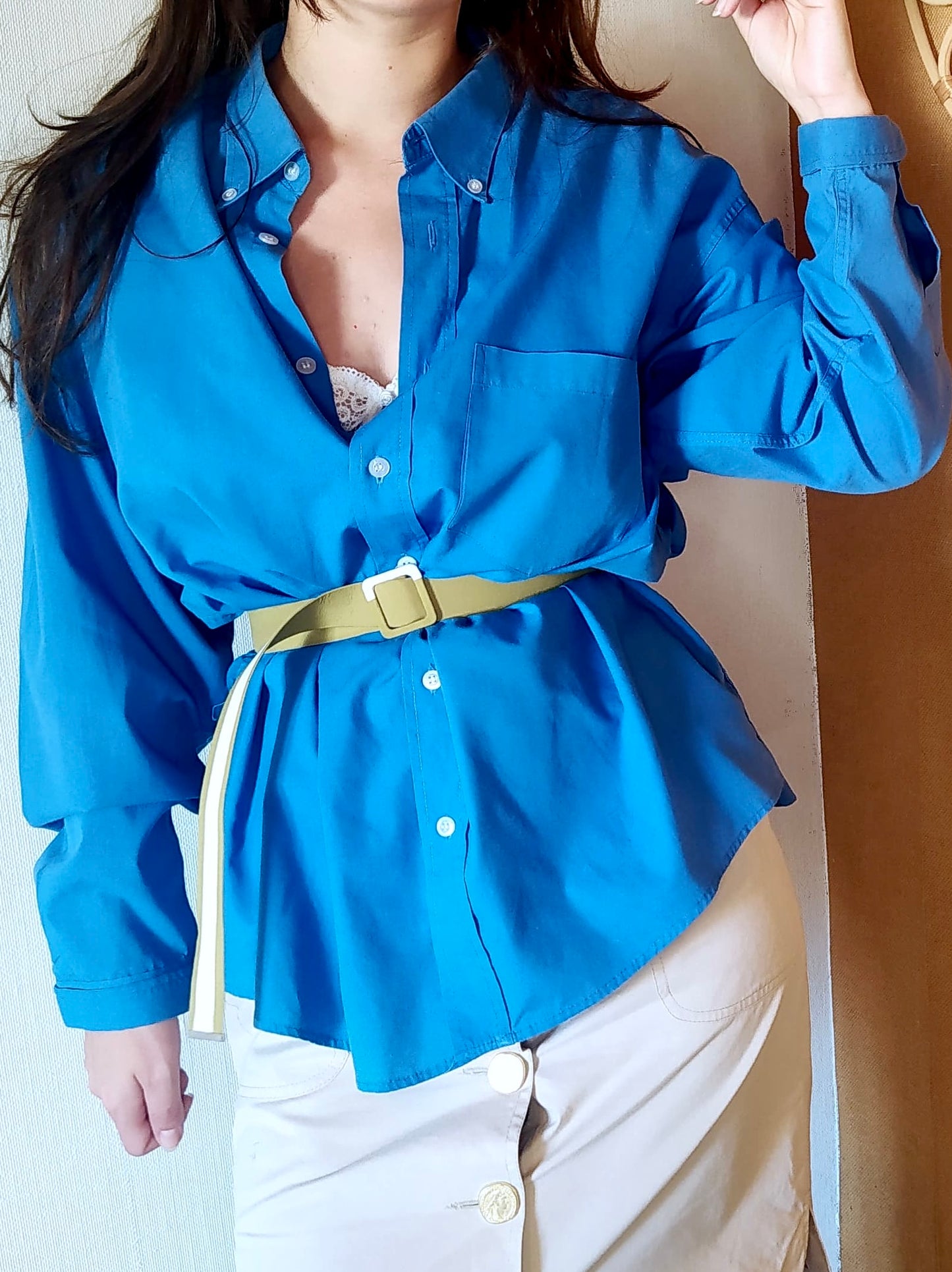 Chemise bleue