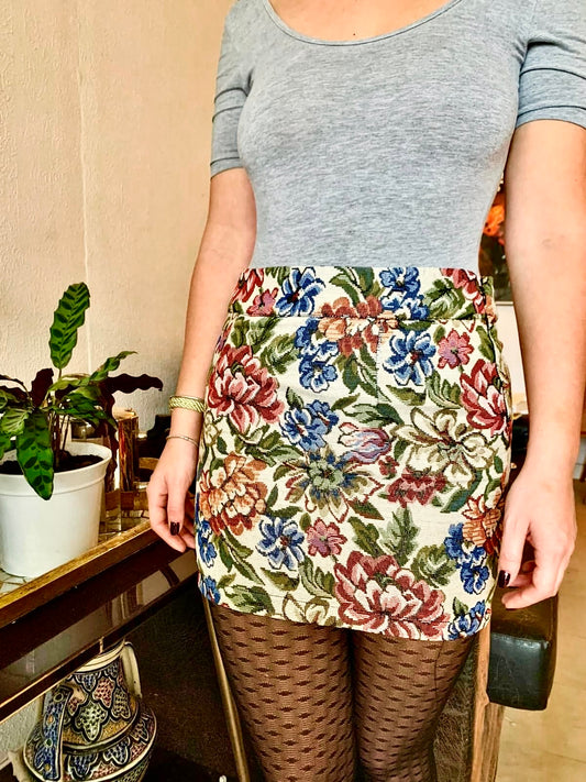 Jupe fleurie DEBY DEBO