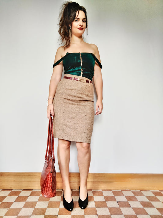 Jupe beige RONALD FERA