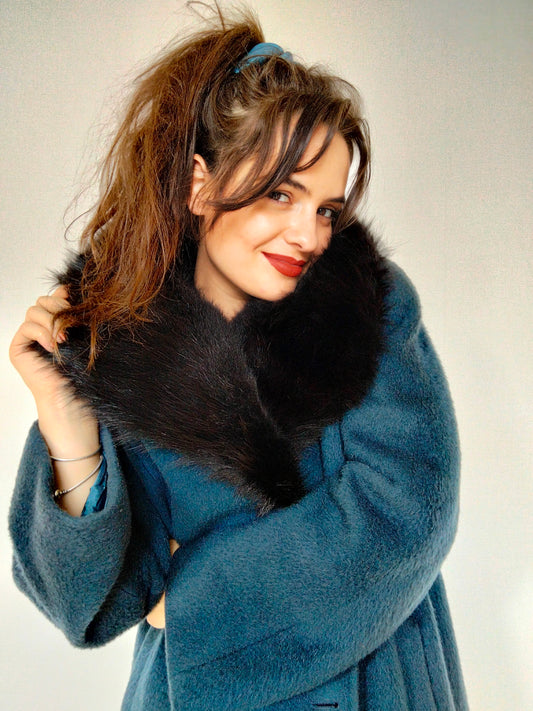 Manteau bleu anthracite HERNO